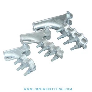 Braçadeira de tensão tipo aparafusada de liga de alumínio