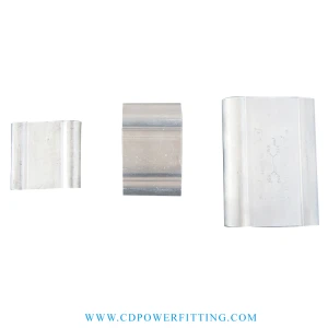 Conector de torneira de compressão tipo H de alumínio