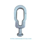 Qual é a resistência ao impacto de um olhal esférico e de um garfo?