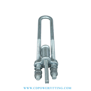 Braçadeira de cunha ajustável de aço galvanizado por imersão a quente