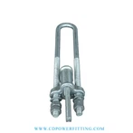 Braçadeira de cunha ajustável de aço galvanizado por imersão a quente