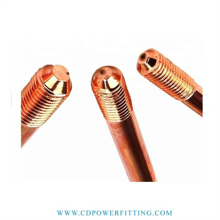 Haste de aterramento de cobre